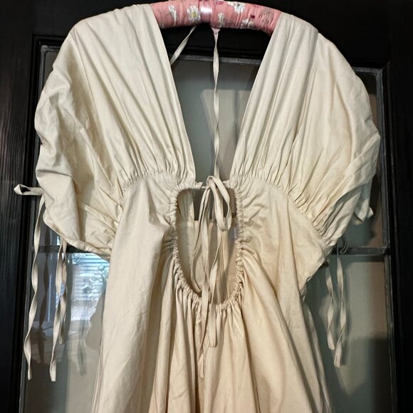 ANDREA IYAMAH | Xena maxi dress | Gathered Cotton | Size Large | New with tags - Picture 7 of 7